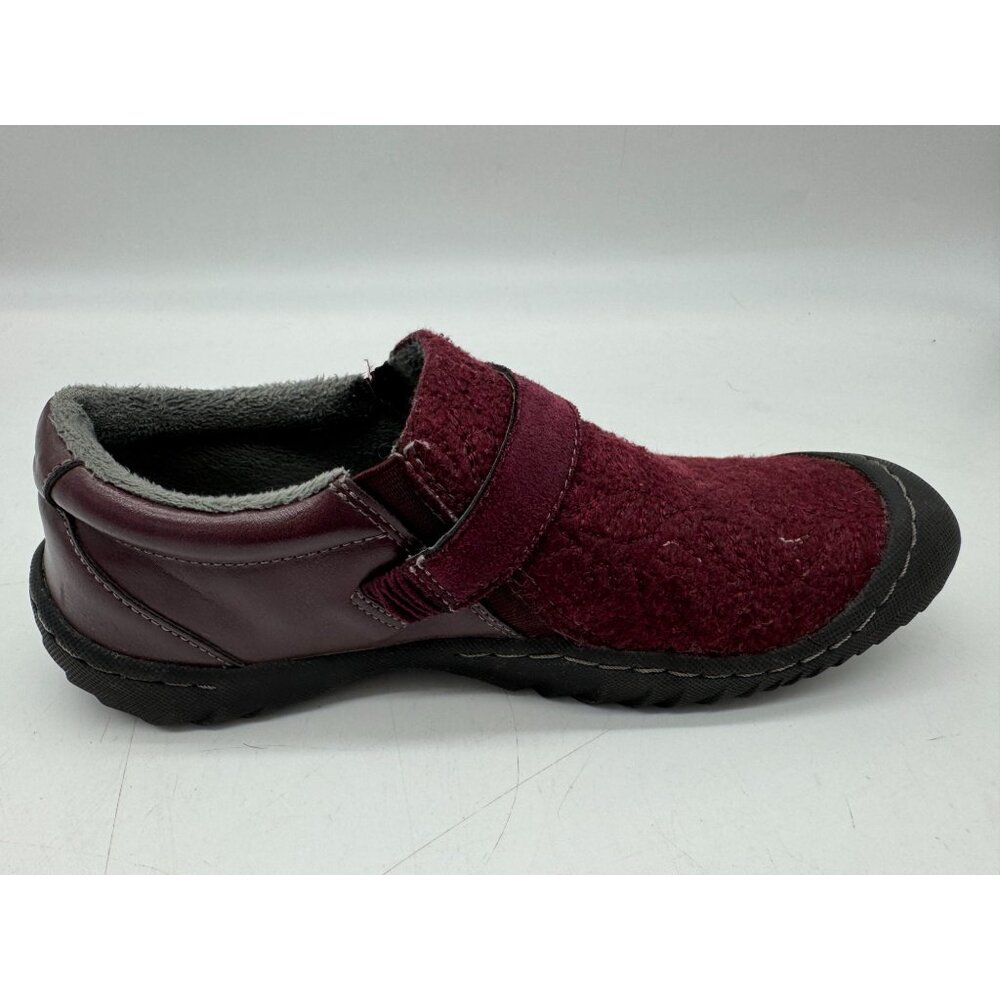 Jsport Womens Blair Slip-On Comfort Shoes Size 8M Maroon Cozy Memory Foam Winter - Picture 12 of 13